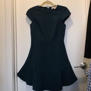 Teal loft dress